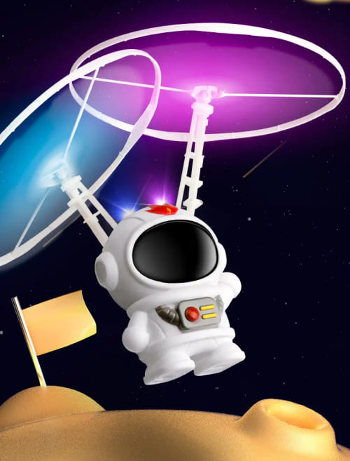 Літаючий космонавт на ручному керуванні